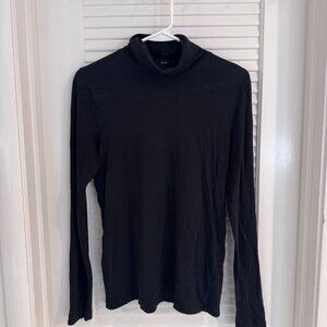 J.Crew Black Tissue Turtleneck